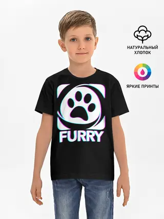 Детская базовая футболка / Furry