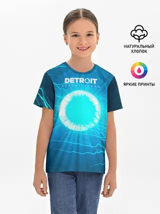Детская базовая футболка / Detroit: Вecome Human