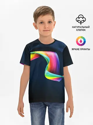 Детская базовая футболка / OPTICAL ABSTRACT