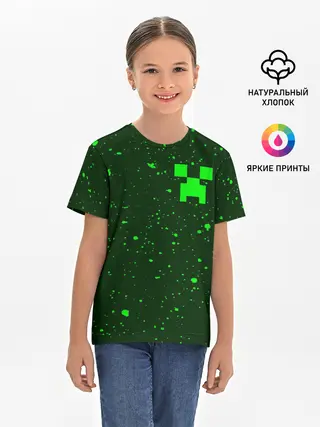 Детская базовая футболка / MINECRAFT / МАЙНКРАФТ
