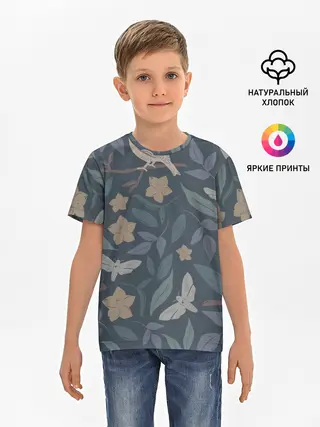 Детская базовая футболка / Летняя полночь