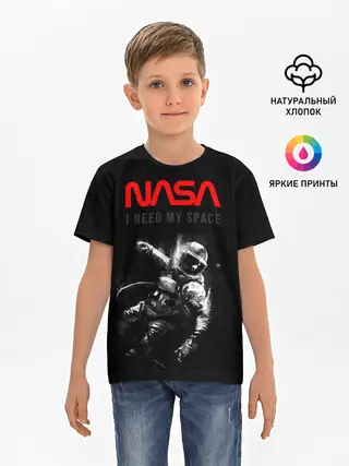 Детская базовая футболка / Nasa