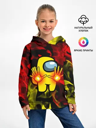 Детское худи / Маг огня Among us