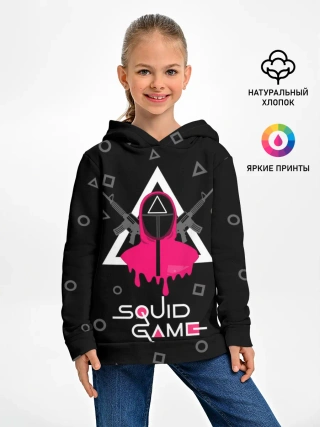 Детское худи / Squid game: guard with M-16