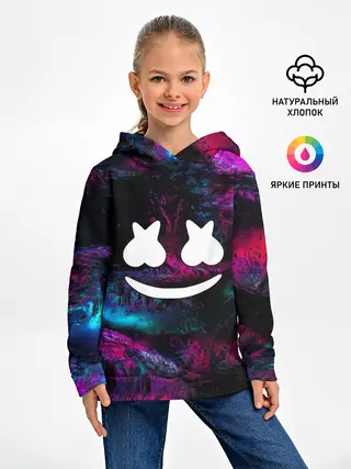 Детское худи / Marshmello NEON