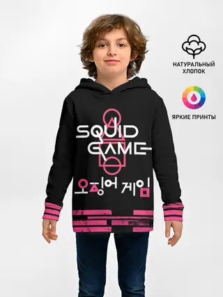 Детское худи / SQUID GAME [ALL LOGO]