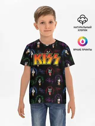 Детская базовая футболка / KISS