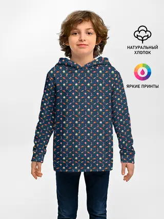 Детское худи / Новогодний фон