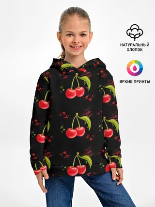 Детское худи / Вишенки