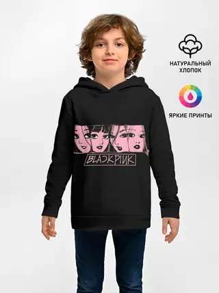 Детское худи / Black Pink Art