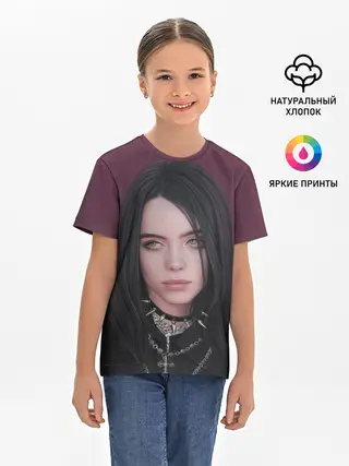 Детская базовая футболка / Black Eilish