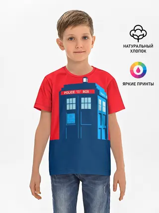 Детская базовая футболка / IN TARDIS WE TRUST