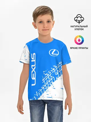 Детская базовая футболка / LEXUS / ЛЕКСУС