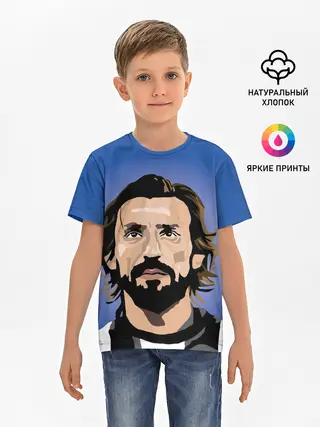Детская базовая футболка / Андреа Пирло