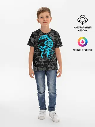 Детская базовая футболка / Геймер | Все Игры