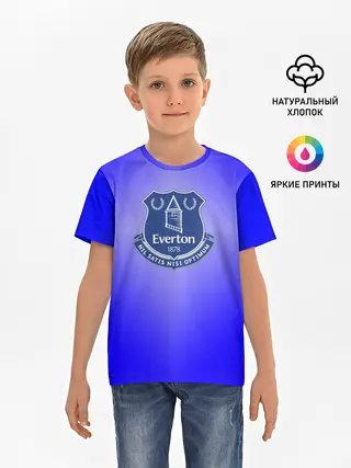 Детская базовая футболка / Эвертон 3D