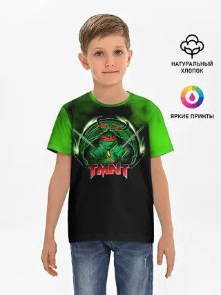 Детская базовая футболка / TMNT Рафаэль