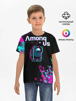 Детская базовая футболка / Among Us