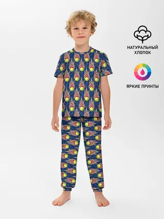 Детская пижама с брюками / Теннис