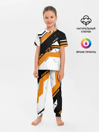 Детская пижама с брюками / CS:GO - Asiimov Inverted