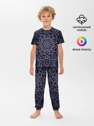 Детская пижама с брюками / Узор