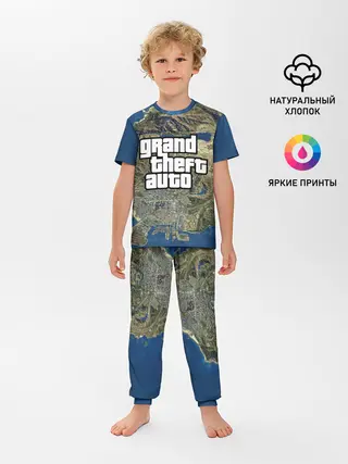 Детская пижама с брюками / GTA