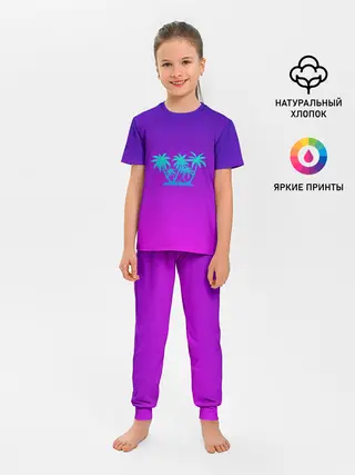 Детская пижама с брюками / Summer New