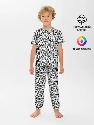 Детская пижама с брюками / Панк