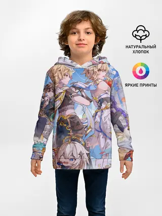 Детское худи / Genshin impact день рождение