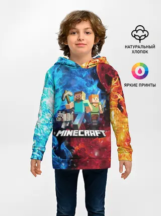 Детское худи / Minecraft / Майнкрафт