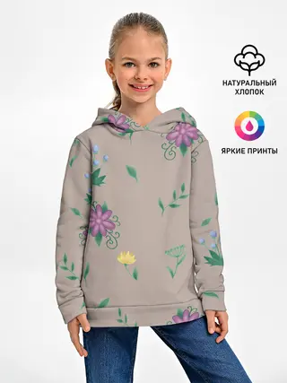 Детское худи / Цветочная эстетика