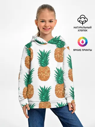 Детское худи / Ананасовый арт
