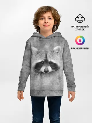 Детское худи / Енот