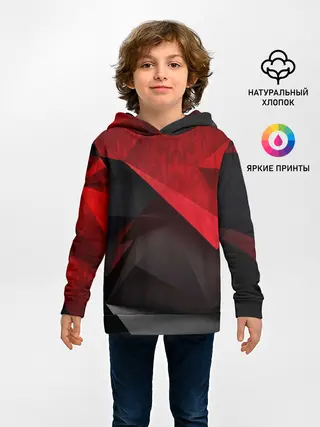 Детское худи / Red & Black