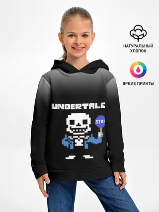 Детское худи / Undertale STOP.