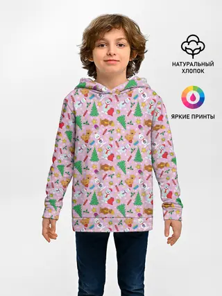 Детское худи / Новогодние Зверюшки