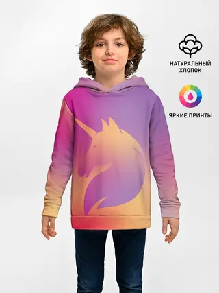 Детское худи / Unicorn gradient