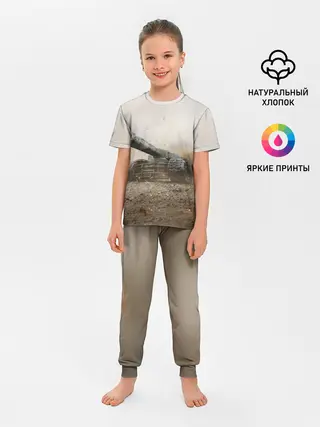 Детская пижама с брюками / Танки