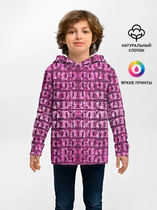 Детское худи / Pink Alligator