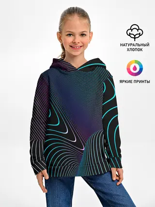 Детское худи / НЕОН STRIPES