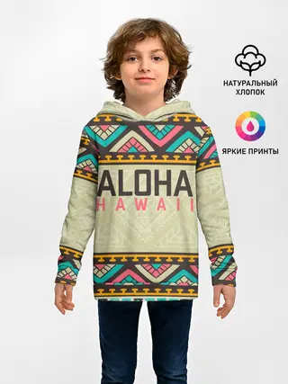Детское худи / АЛОХА ГАВАЙИ, ALOHA, SUMMER