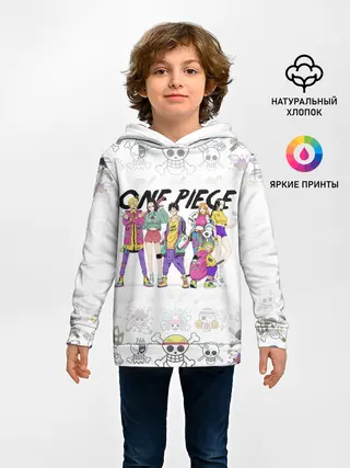 Детское худи / One Piece. Большой куш на стиле