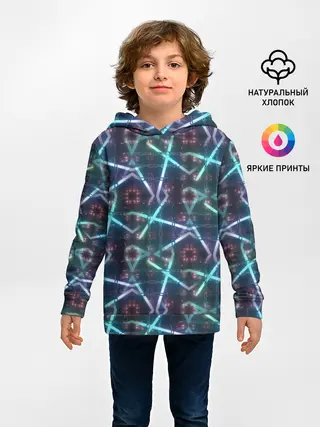 Детское худи / неоновый панк