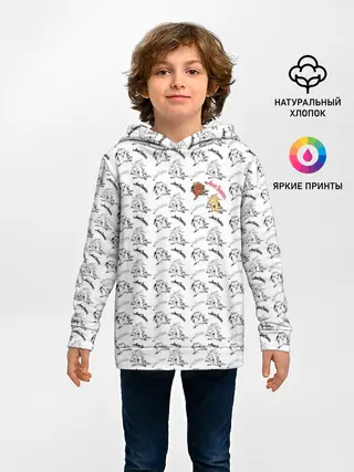 Детское худи / Крутые бобры паттерн