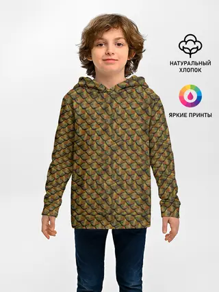 Детское худи / Reptile Scales