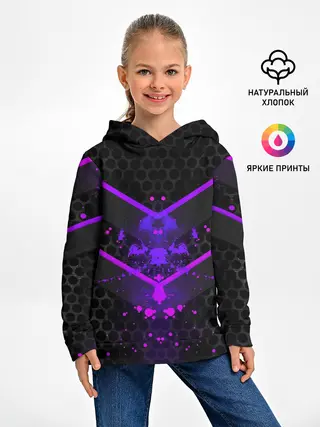 Детское худи / Ултрофиолеовый угол 3D