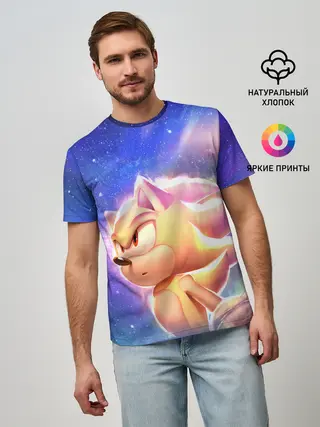 Мужская базовая футболка / SONIC | СОНИК