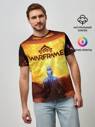 Мужская базовая футболка / Warframe
