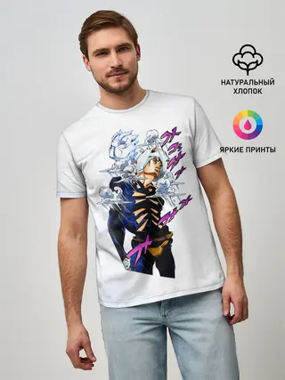 Мужская базовая футболка / JoJo Bizarre Adventure