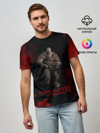 Мужская базовая футболка / NPC | GEARS OF WAR